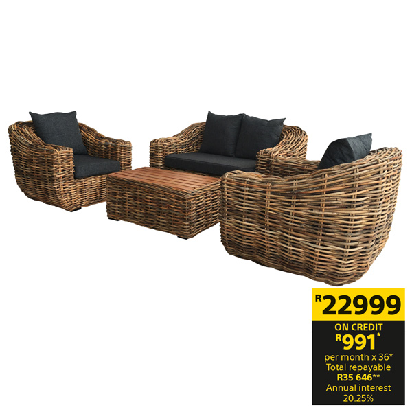 Builders discount patio set