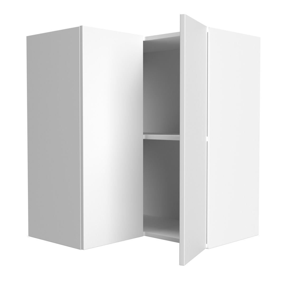 Corner Wall Unit 600 White