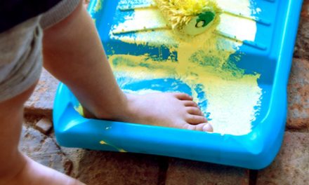 How to turn you child’s footprint into a fun piece of art