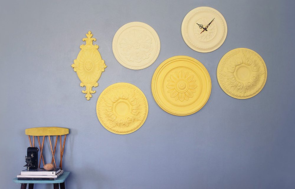 How to turn ceiling roses into wall art