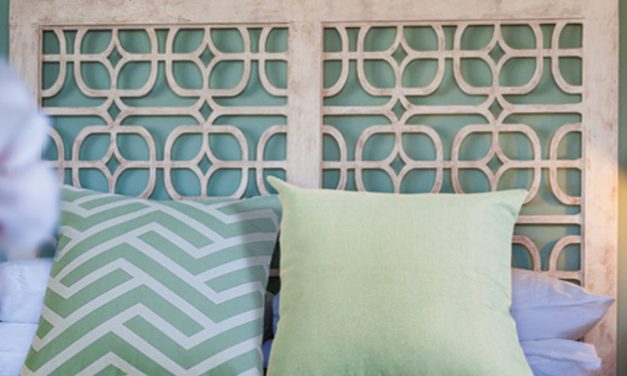 How to make a distressed-look headboard