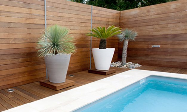How to create a poolside garden