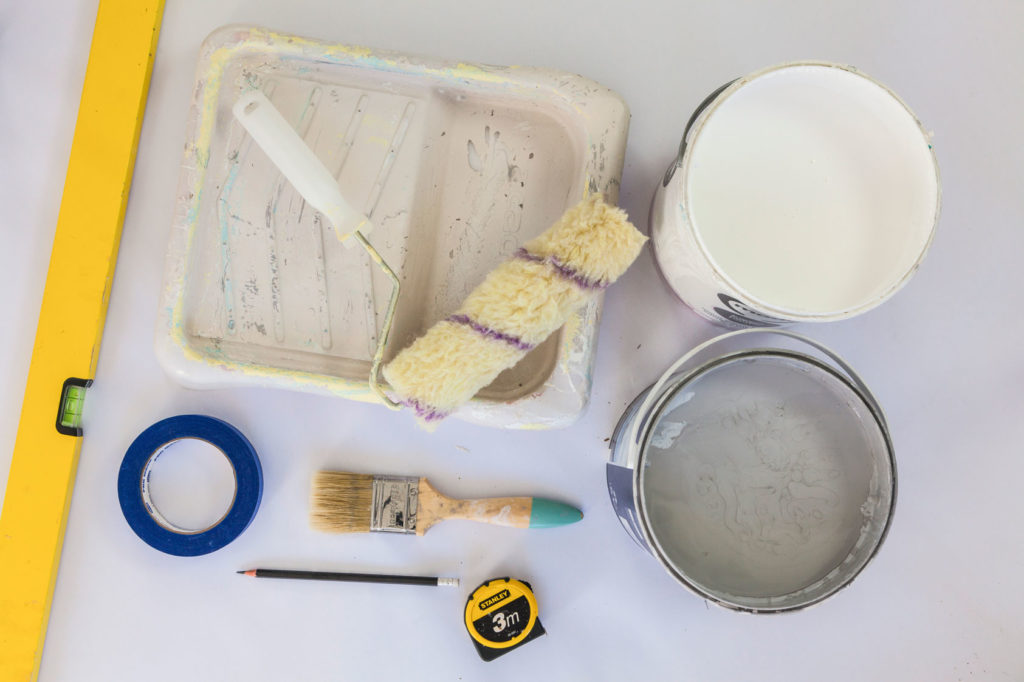 How to paint wall panels DIY Blog