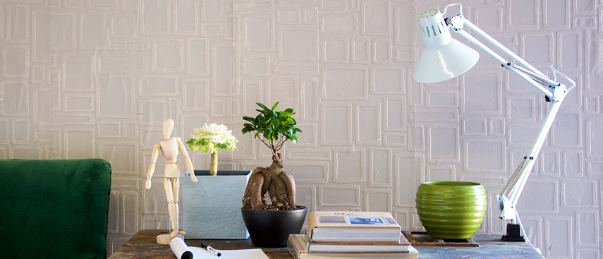 How to make a feature wall with paintable wallpaper