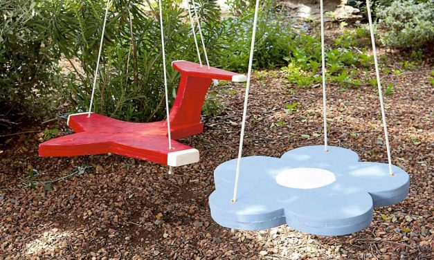 How to make colourful kiddies’ swings