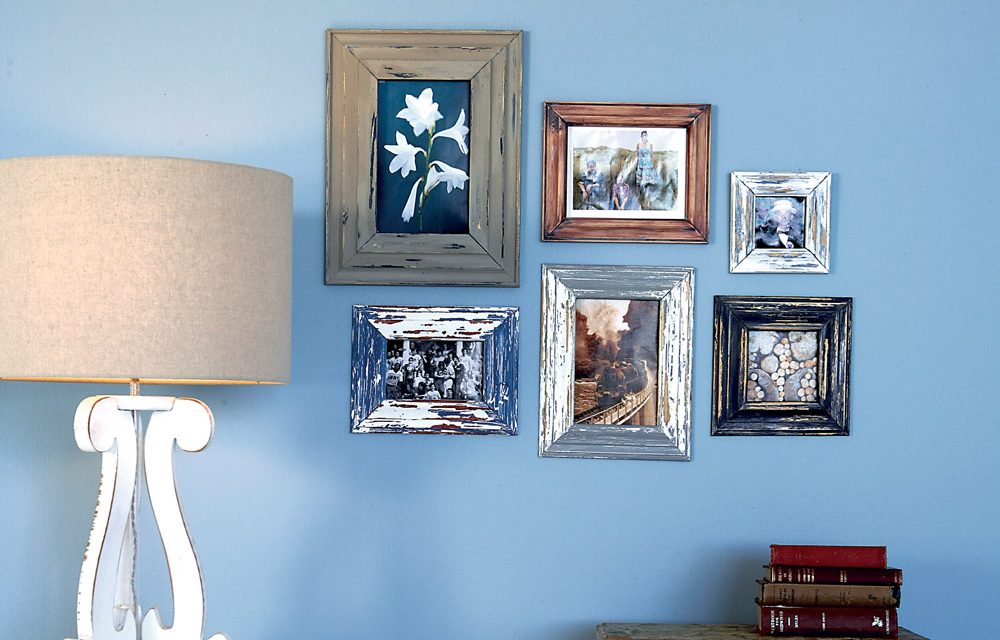 How to give picture frames a weathered look