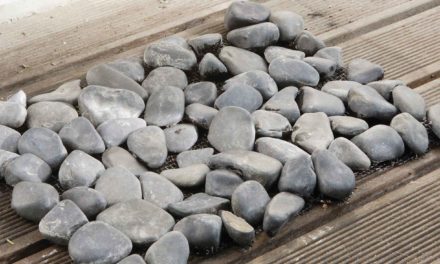 How to make a doormat out of stones