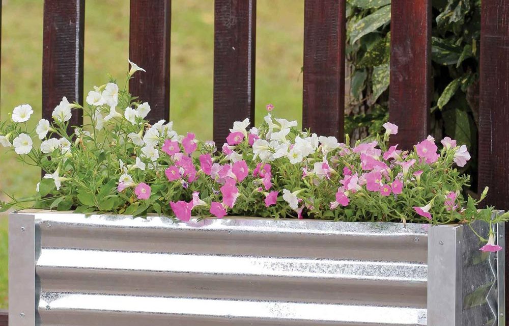 How to make a garden planter using leftover roofing materials