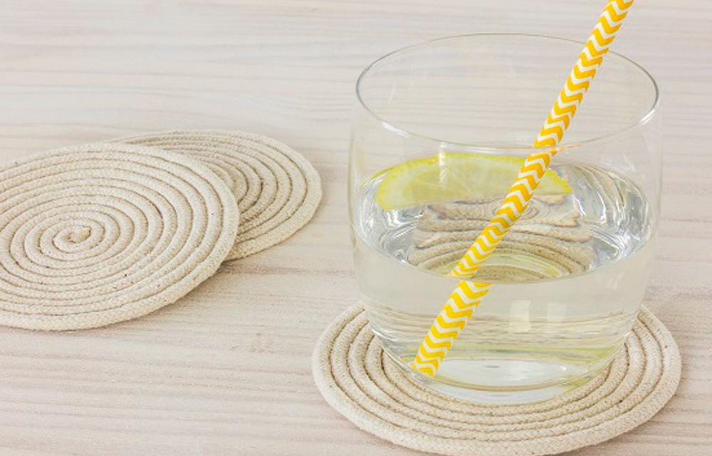 How to make rope coasters