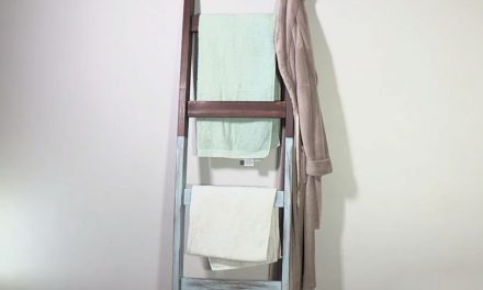 How to make a towel rail ladder