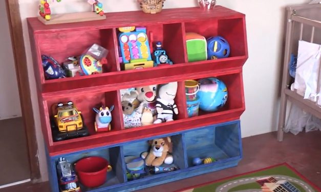 How to make a toy storage unit