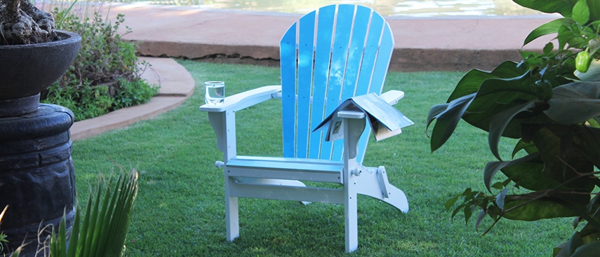 How to give your garden chair an ombre paint effect
