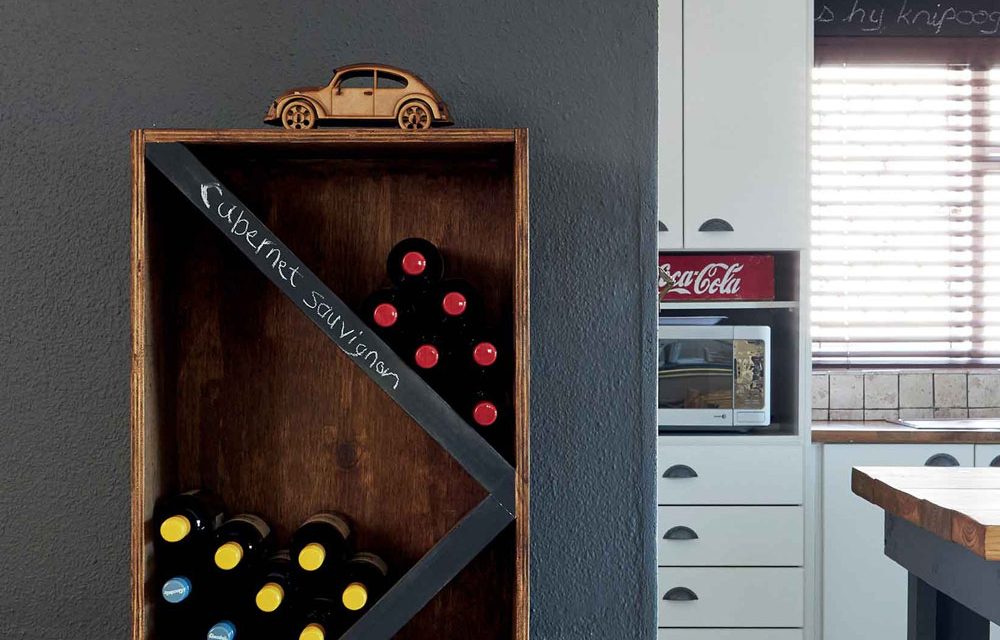 How to make a wine rack for the connoisseur