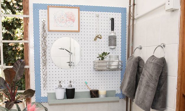 How to make a basin pegboard