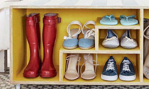 How to make a handy shoe shelf