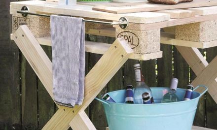 How to make a braai table with pallets