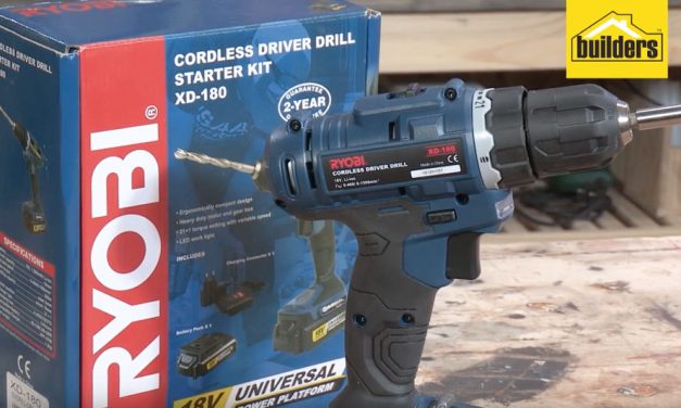 Product Review: Ryobi XD-180 Cordless Drill Driver with charger and battery
