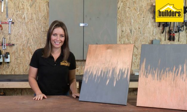 How to make an abstract art canvas with Elle