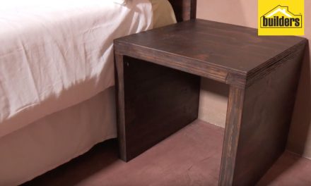 How to make a bedside table