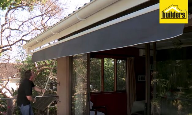 How to install a retractable awning