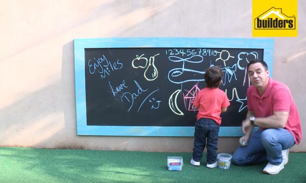How to make a large framed chalkboard