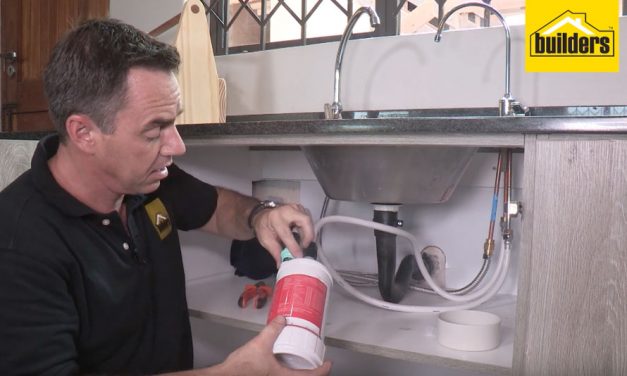 How to install a water filter under the sink