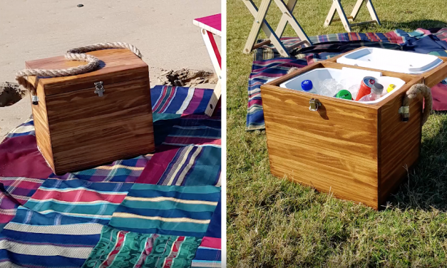 How to make a wooden cooler box