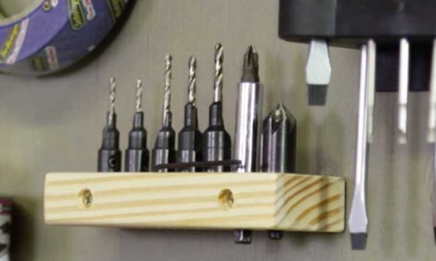 How to make a screw pilot holder