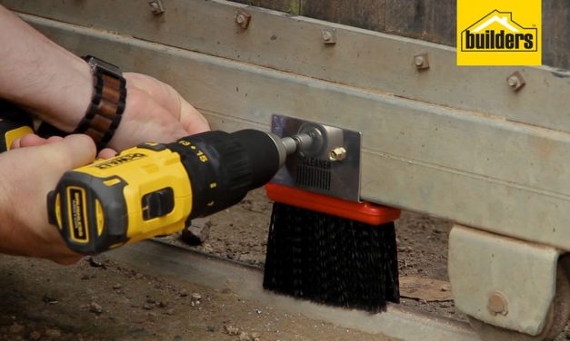 How to install gate brushes