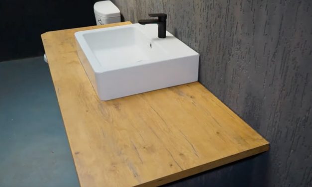 How to replace a bathroom counter top