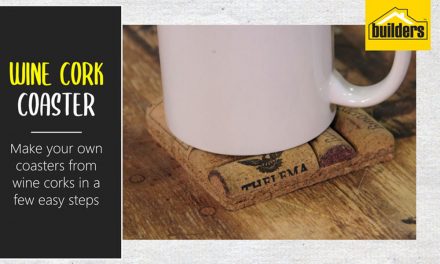 How to make a coaster from cork