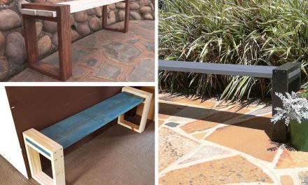 How to make a modern bench