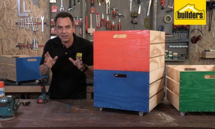 How to make stackable crates