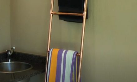 How to make a copper towel rail