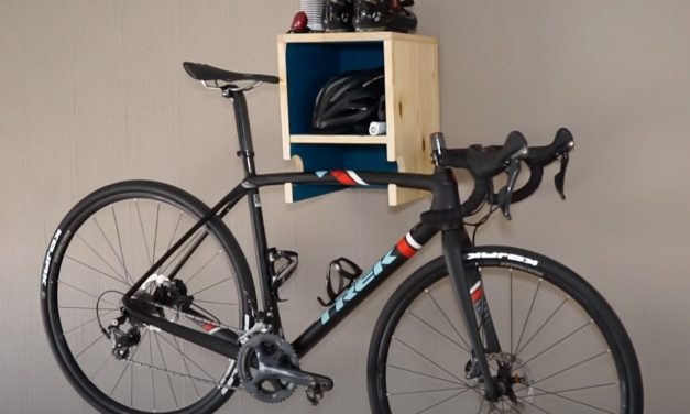 How to make a wall mounted bike rack