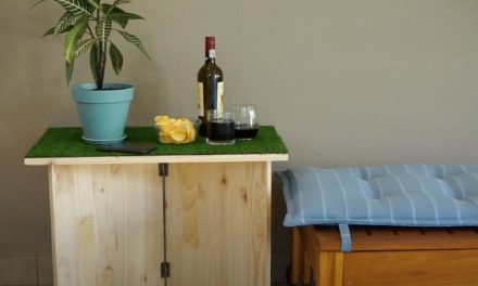 How to make a grass top table