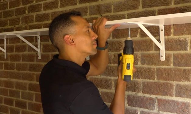 How to install a shelf in your garage