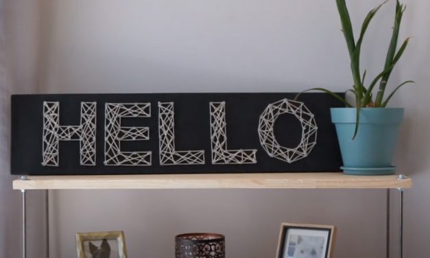 How to make a welcome sign