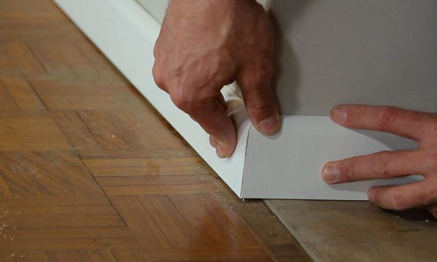 How to install a skirting board