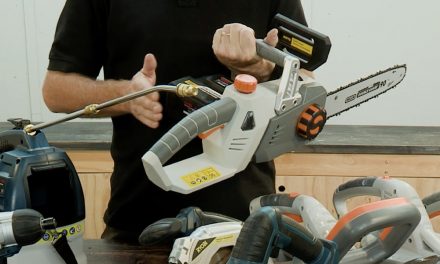 The Ryobi Cordless Chainsaw Makes Pruning Easier!