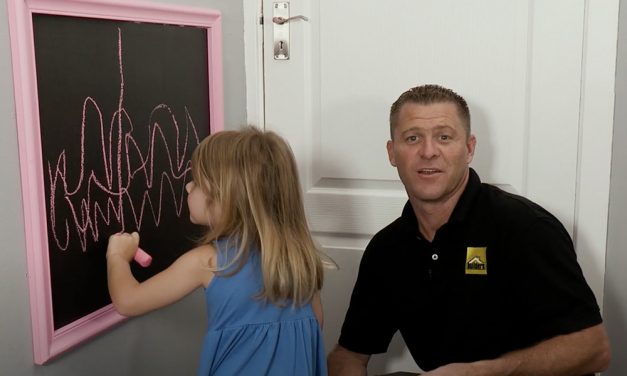 Get The Kids Involved With This Fun Chalkboard Wall DIY