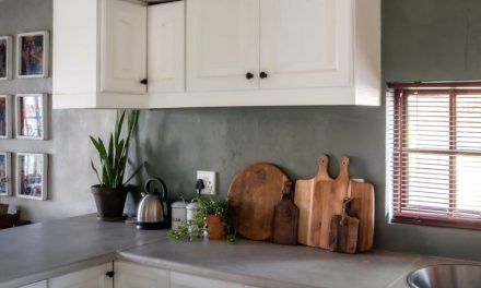 Fired Earth: Blendd Cement Kitchen Makeover