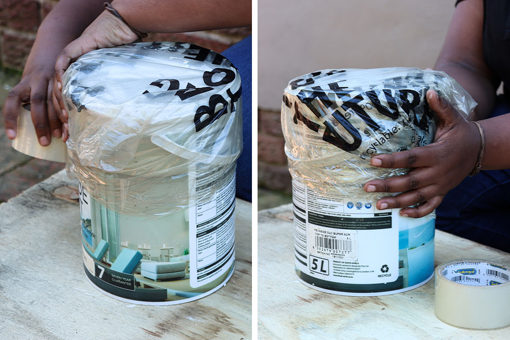 How to store paint - Bag it