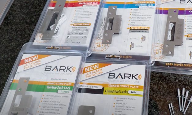 Secure your home with the Bark Armed Strike Plate