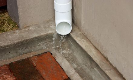 Making a concrete storm water drain