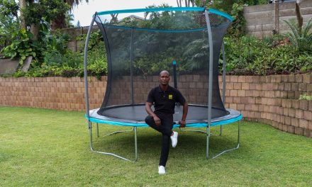 Keep the kids outside with a trampoline