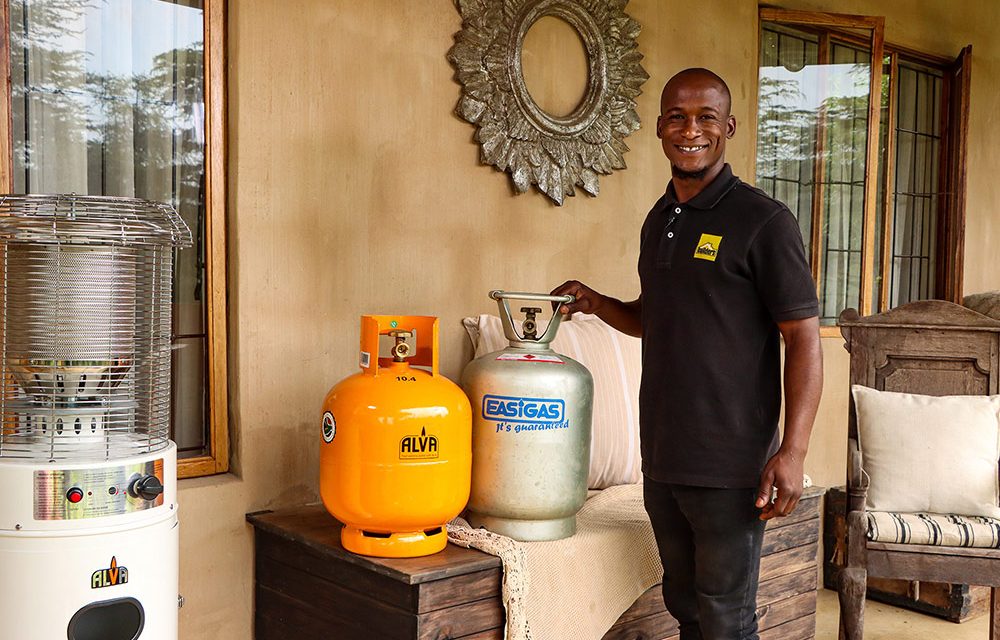 Gas safety: purging a gas cylinder