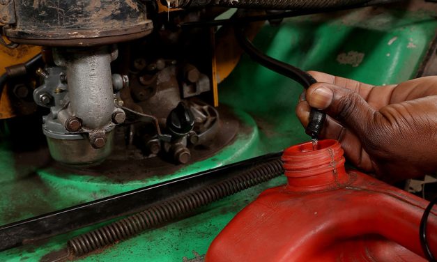 Why you should drain the fuel from your lawnmower in winter