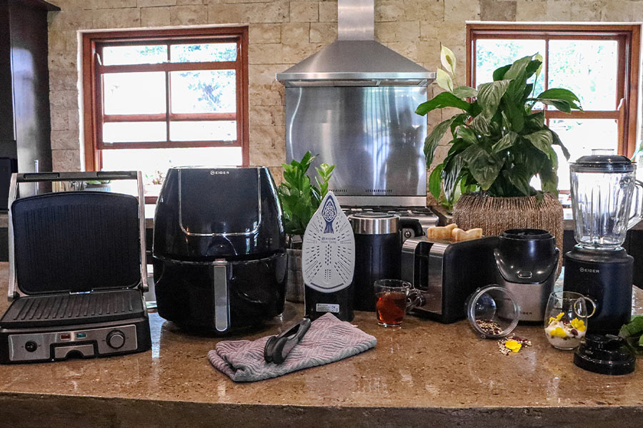 Kitchen appliances covered by Eiger