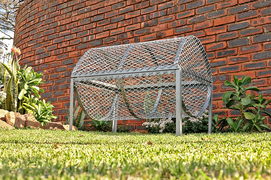 Monkey-proof your bin bags with a sturdy cage.